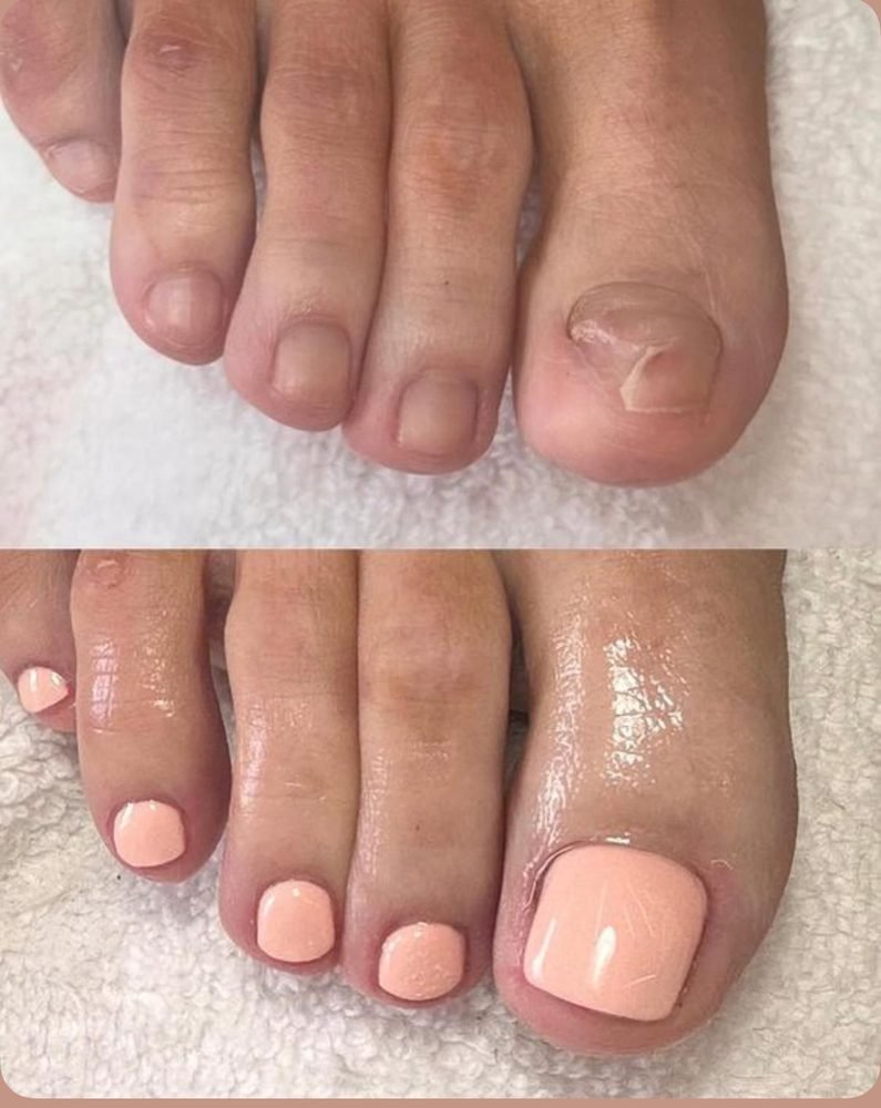 Pedicura pies de revista